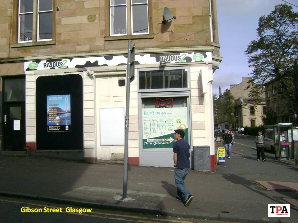 Gibson Street in Glasgow